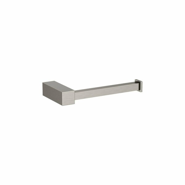 Amerock Monument Brushed Nickel Contemporary Single Post Toilet Paper Holder BH36081G10